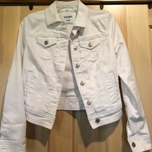 Old Navy white denim jacket - XS
